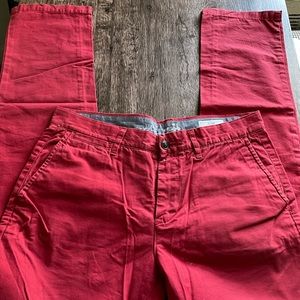 Men’s H&M Slim Fit Red pants